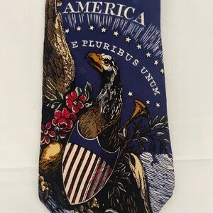 Tango By Mac Raab Americana Series E Pluribus Unum Cira 1870 Eagle Necktie